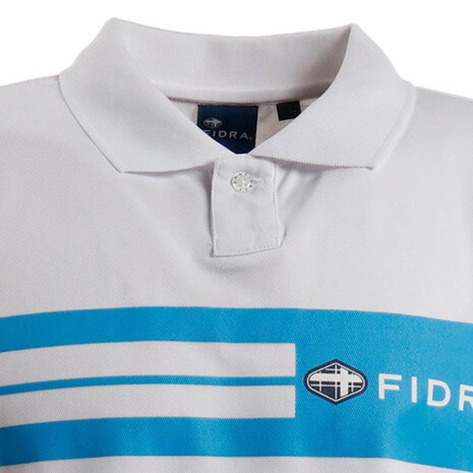 フィドラ(FIDRA) 最安値挑戦ゴルフウェア メンズ ラインポロシャツ FI51TG04 WHT (メンズ)