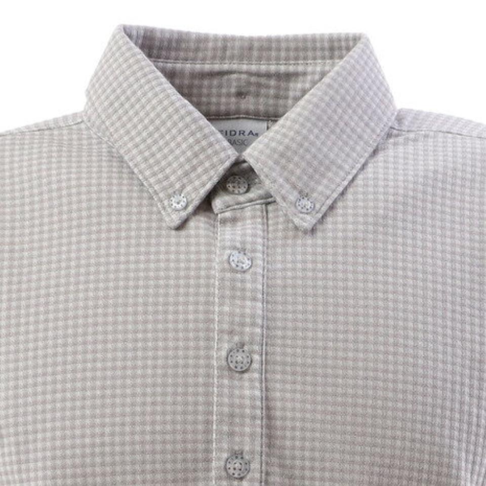 フィドラ(FIDRA) ゴルフ ポロシャツ メンズ チェックボタンダウンポロシャツ FI57TG97 GRY (メンズ)