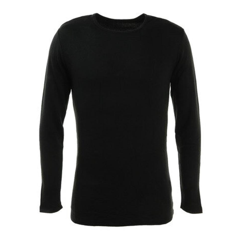 デュアリグ(DUARIG) ヒートクロス厚手 メンズ 長袖クルーネックアンダーシャツ 891D1GC2621 BLK (メンズ)
