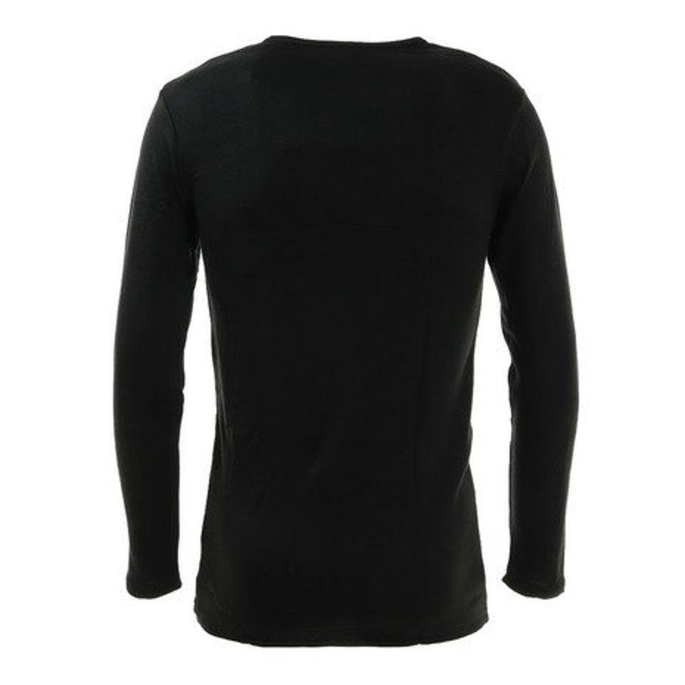 デュアリグ(DUARIG) ヒートクロス厚手 メンズ 長袖クルーネックアンダーシャツ 891D1GC2621 BLK (メンズ)