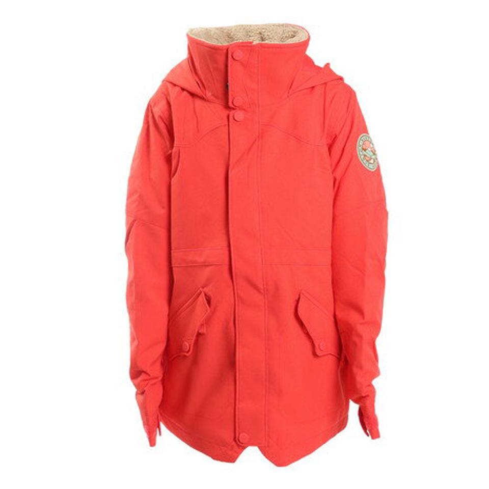 【5点以上で10％OFFクーポン！10/2まで】バートン（BURTON） スノーボード ウェア キッズ ガールズ ショートリーフ パーカー 214311 01651 （キッズ）