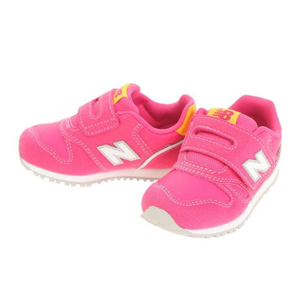 ニューバランス（new balance） ベビー スニーカー ピンク IZ373WP2 W ベルト付き マジックテープ 通園 運動靴 カジュアルシューズ 12.0 12.5 13.0 （キッズ）