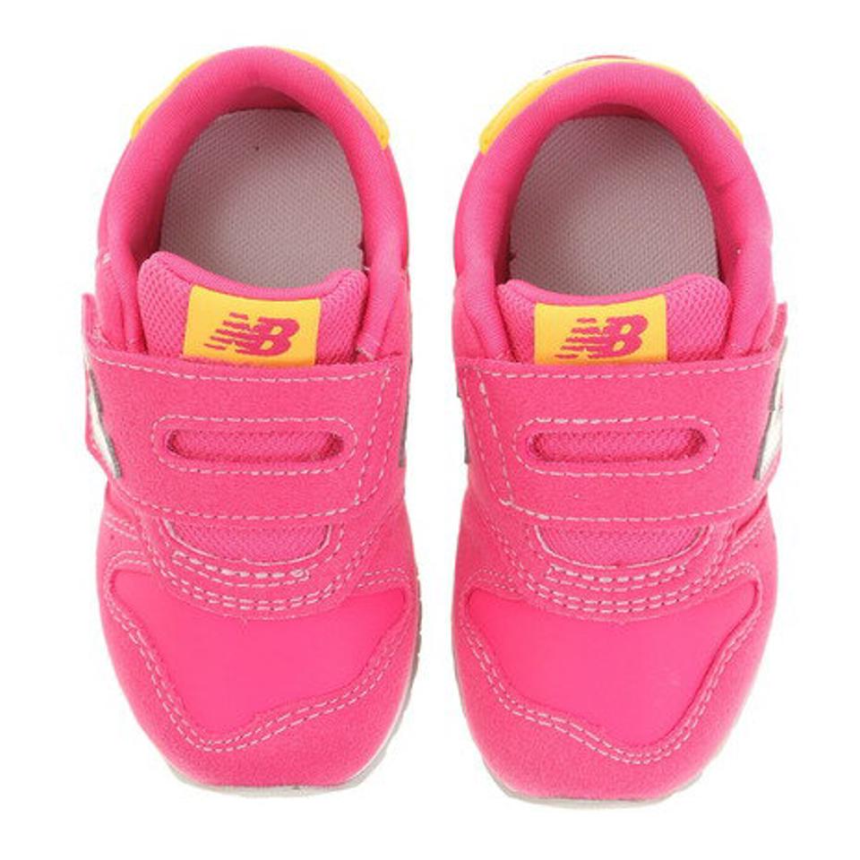 ニューバランス（new balance） ベビー スニーカー ピンク IZ373WP2 W ベルト付き マジックテープ 通園 運動靴 カジュアルシューズ 12.0 12.5 13.0 （キッズ）