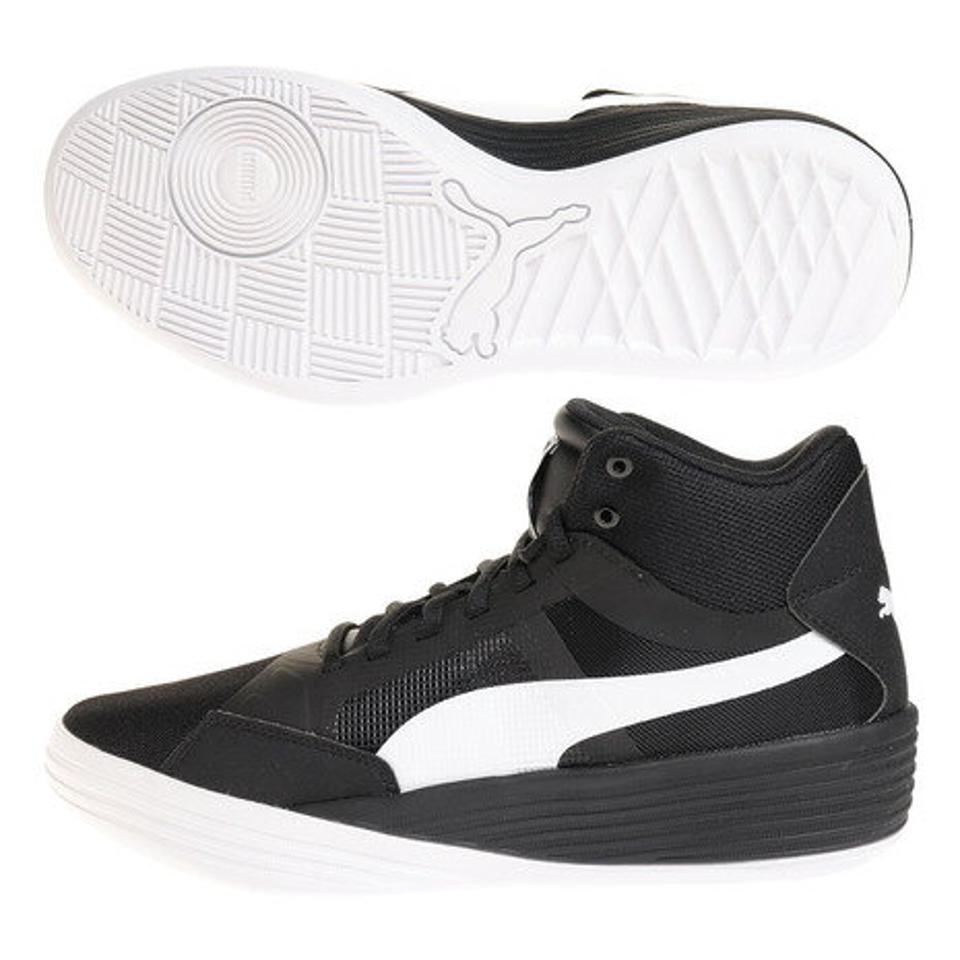 【5/15限定 エントリー＆3点以上ご購入でP最大10倍】【ポイント10倍】プーマ（PUMA） バスケットシューズ バッシュ クライド オール プロ チーム ミッド 19551201 （メンズ）