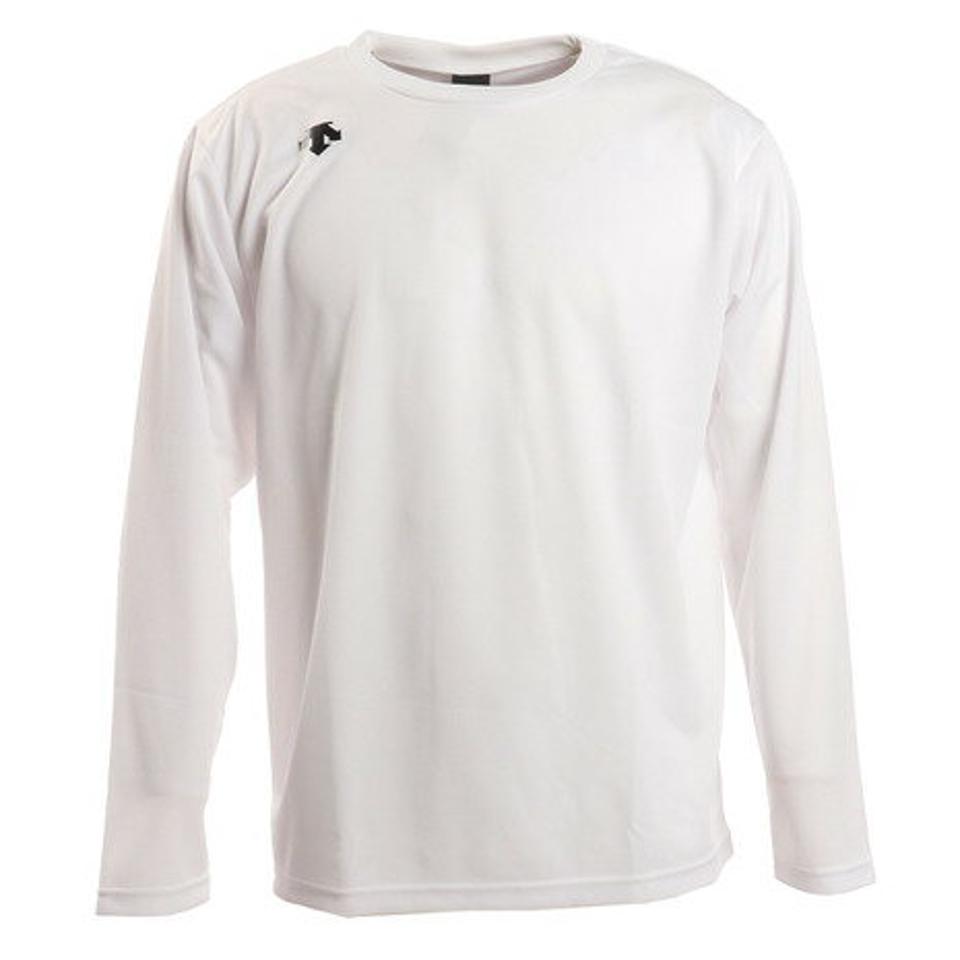 デサント(DESCENTE) ワンポイントロングスリーブシャツ DMC-5801LB WHT オンライン価格 (メンズ)