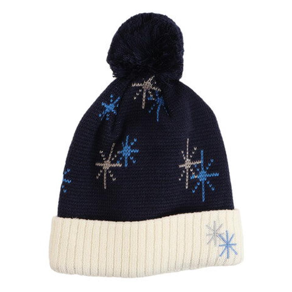 その他ブランド(OTHER BRAND) ニット帽 キッズ スキー ジュニア 雪柄 ニットキャップ 335Z10DW1149 NVY 雪遊び (キッズ)