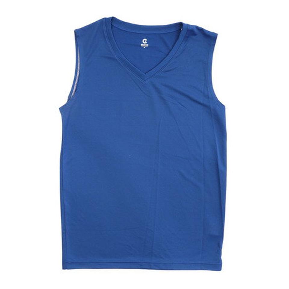 【2点で10%OFFクーポン対象!5/17まで】ジローム(GIRAUDM)(メンズ)サッカー ウェア メンズ 高通気Vネックインナーシャツ 741GM0ES9310 BLU インナー アンダーシャツ