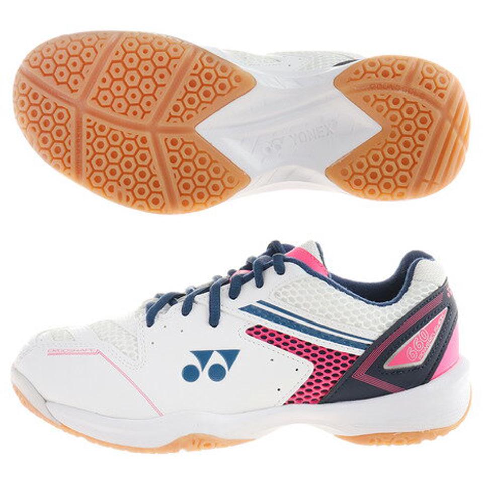 ヨネックス(YONEX) バドミントンシューズ レディース パワークッション 660 SHB660-062 (レディース)