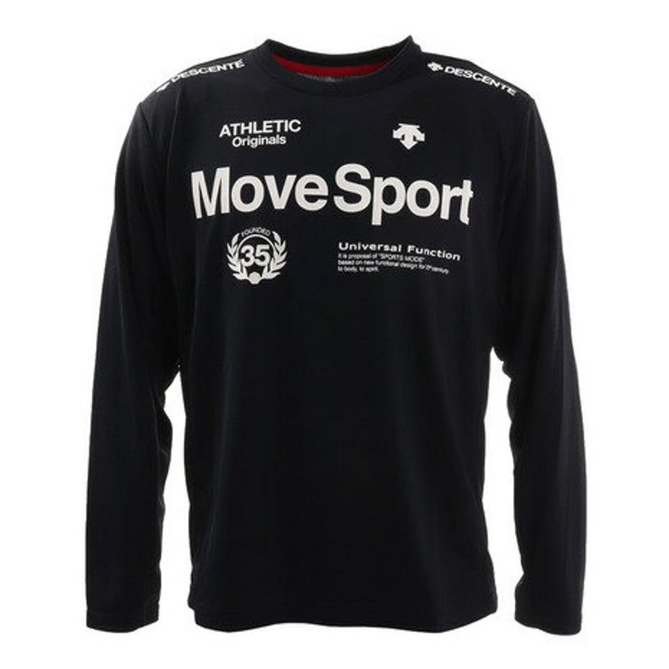 デサント(DESCENTE) ドライ 速乾 UV クール SUNSCREEN ヘザー長袖シャツ DMMTJB51 NVM (メンズ)