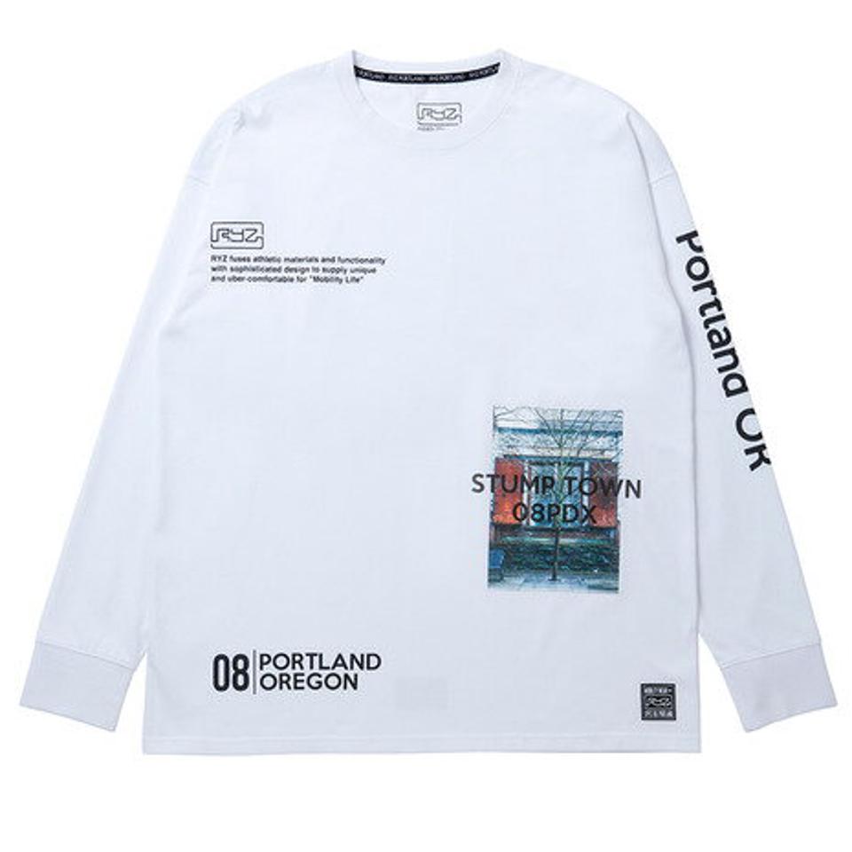 ライズ(RYZ)(メンズ)BALANCED ロングスリーブシャツ 869R1CD3021 WHT