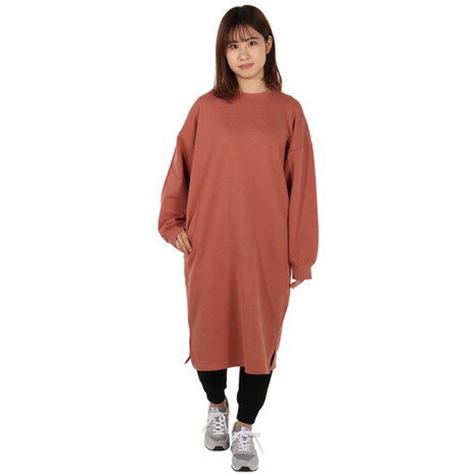 【スポーツデー エントリーでP5倍！4/3 9:59迄】エルケクス（ELKEX）（レディース）スウェットビッグドレス EKL1FA3086 ROS