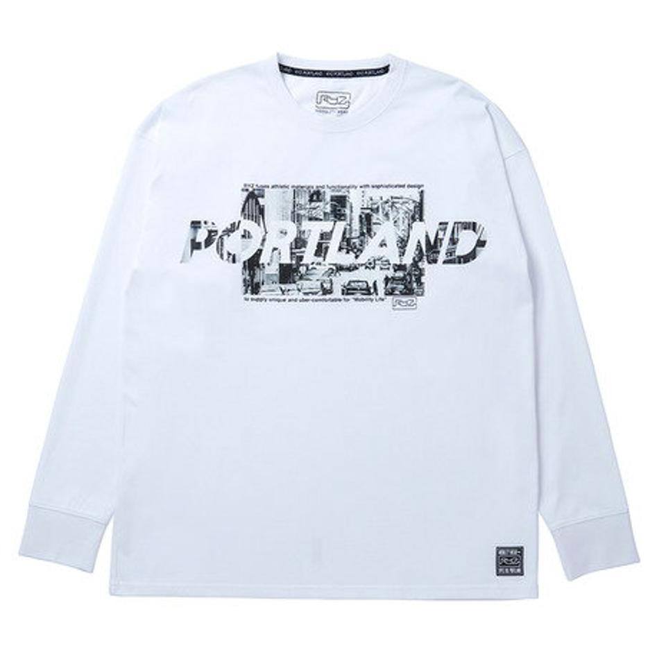 ライズ(RYZ)(メンズ)PORTLAND PHOTO ロングスリーブシャツ 869R1CD3019 WHT