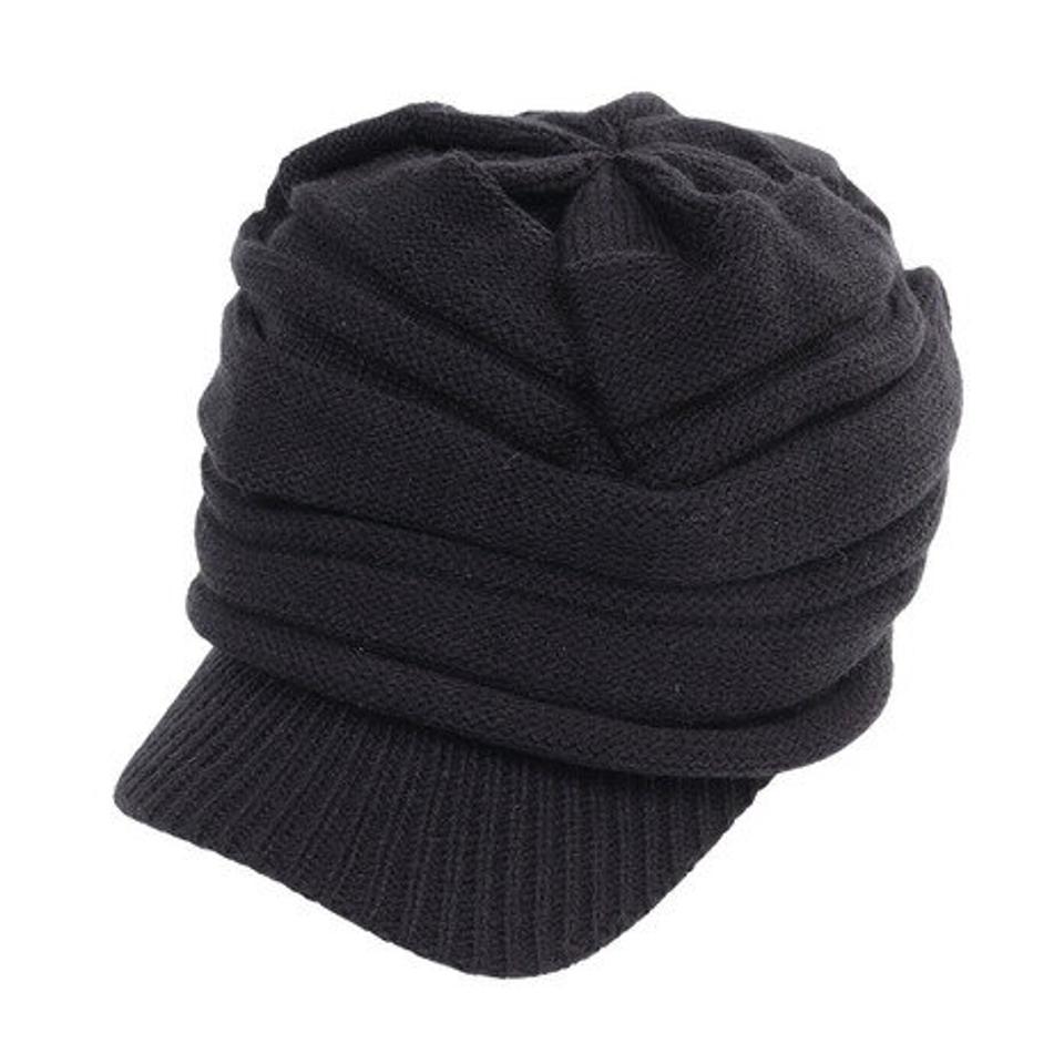 その他ブランド(OTHER BRAND)(メンズ)ニット帽 防寒 ニットキャスケット 黒 897NN1ST2676 BLK