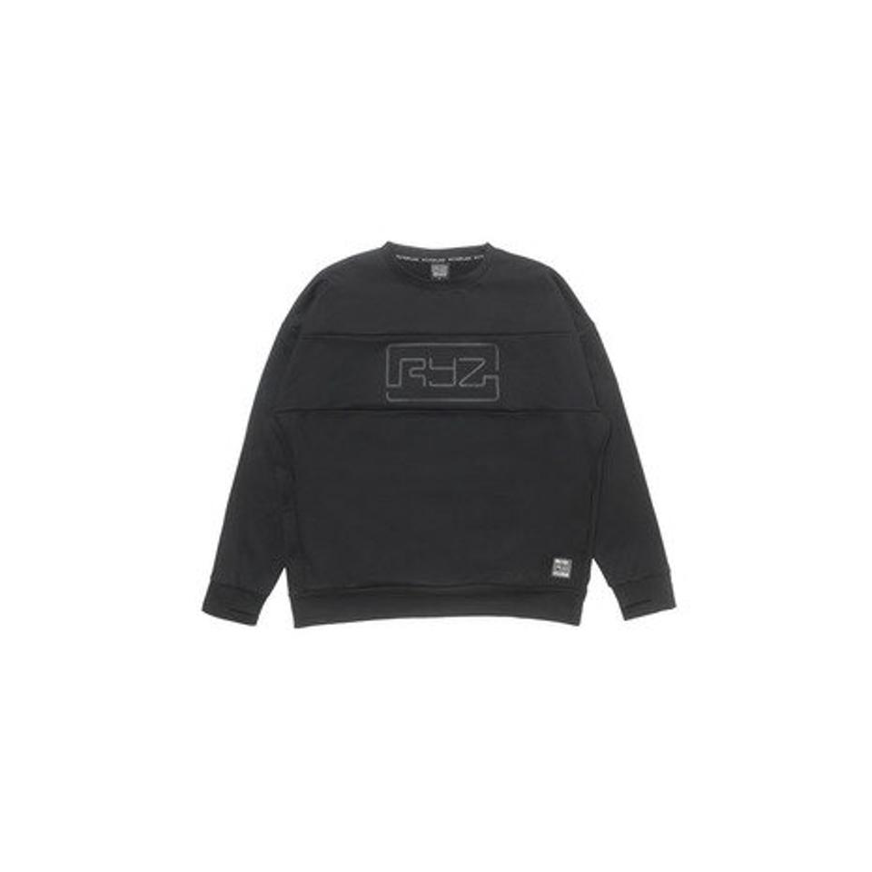 ライズ（RYZ）（メンズ）WR ワイドフィットクルースウェット 869R1CD3016 BLK