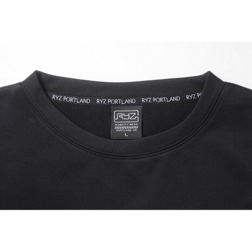 ライズ（RYZ）（メンズ）WR ワイドフィットクルースウェット 869R1CD3016 BLK