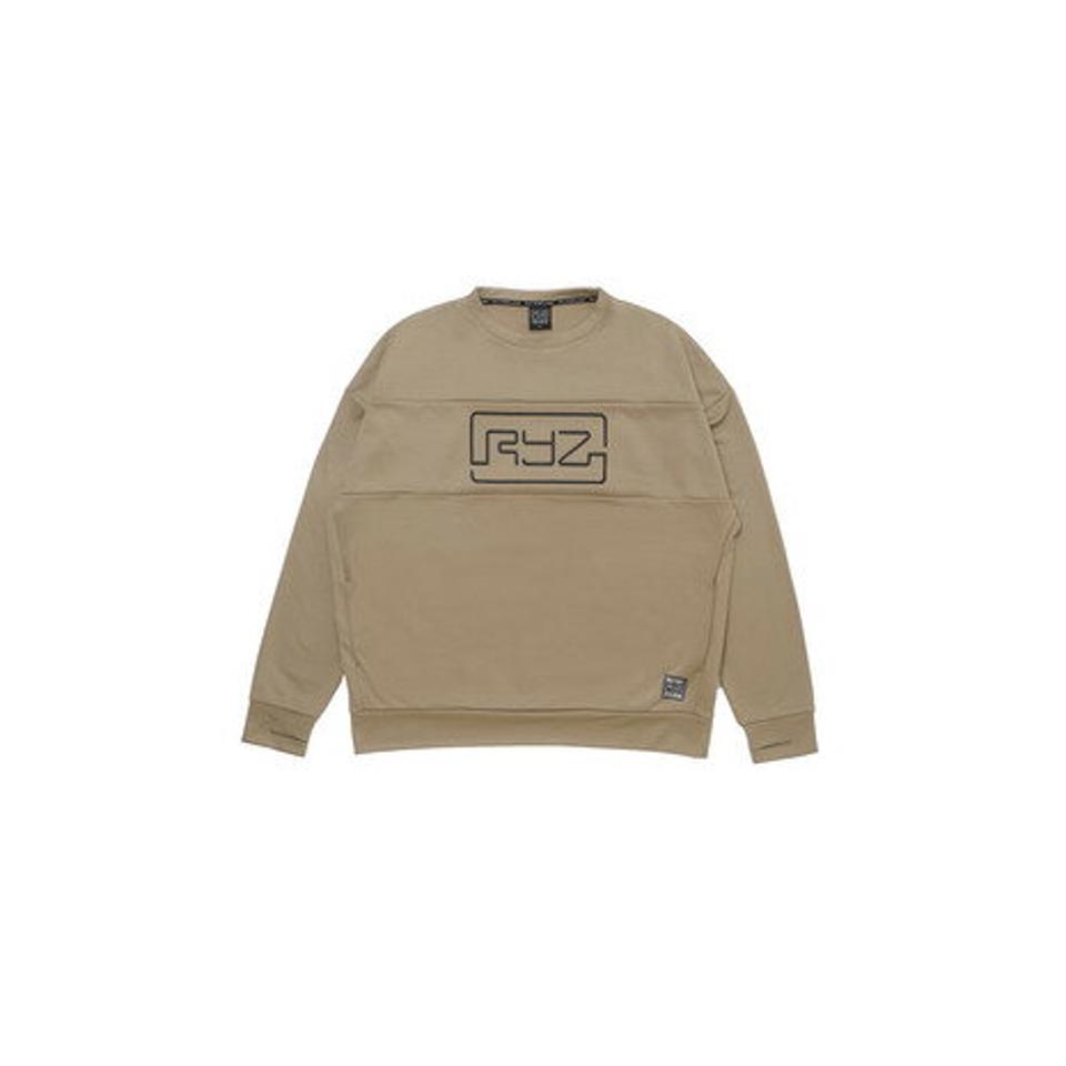 【10/15 24h限定 エントリー＆対象3店舗買い回りで最大P10倍！】ライズ（RYZ）（メンズ）WR ワイドフィットクルースウェット 869R1CD3016 BEG