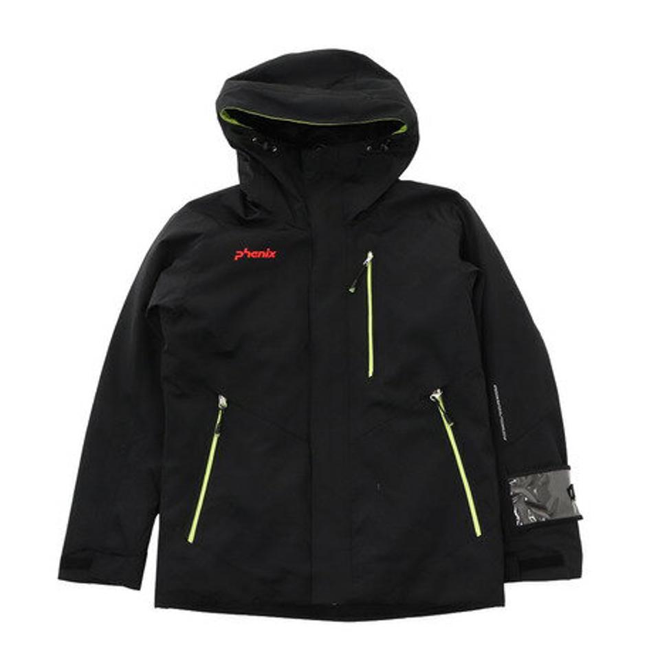 フェニックス（PHENIX） スキーウェア 上下セット メンズ カモフラージュジャガードツーピース PSB722P31 BLACK （メンズ）