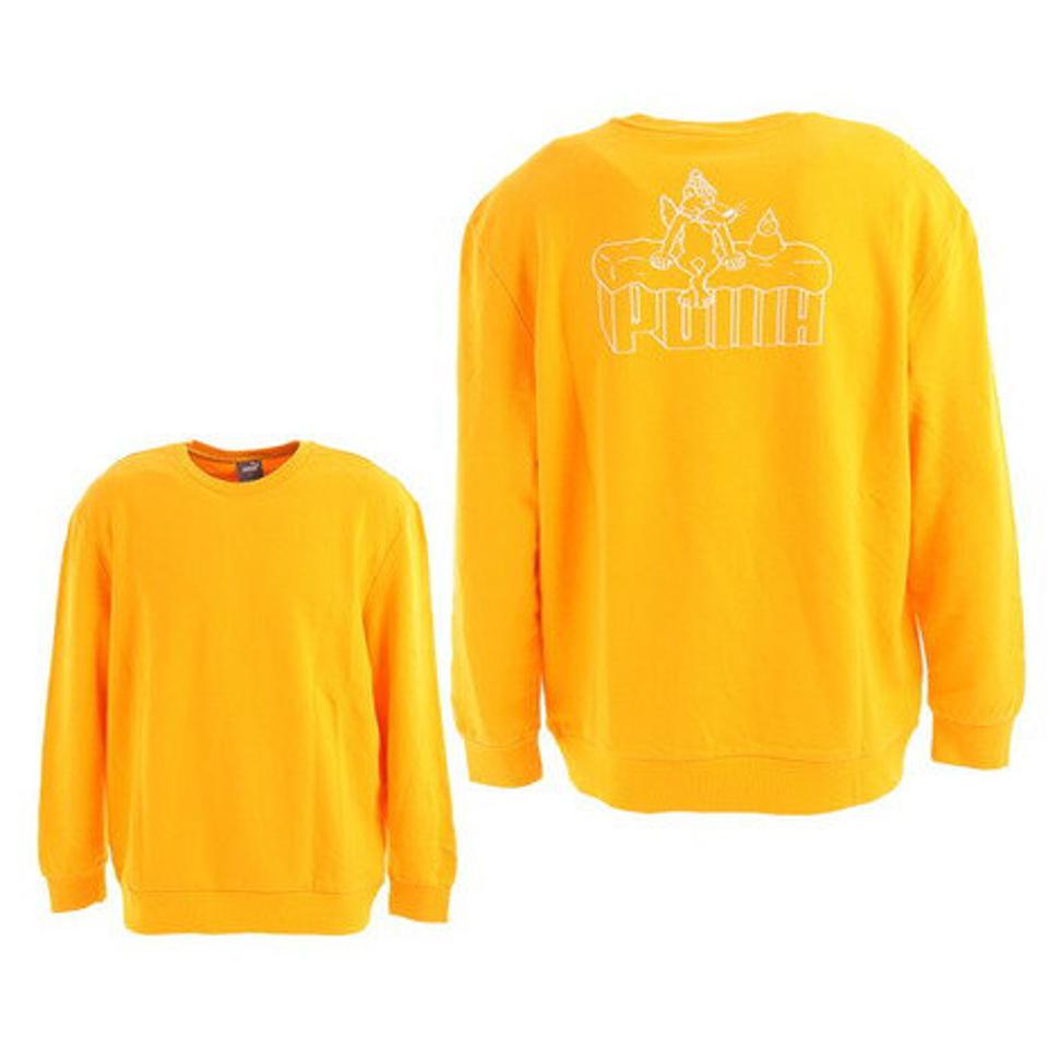 【6/5 24h限定 エントリー＆対象4店舗買い回りで最大P10倍！】プーマ（PUMA）（メンズ）SUPER PUMA クルーネックシャツ 847535 30 YEL