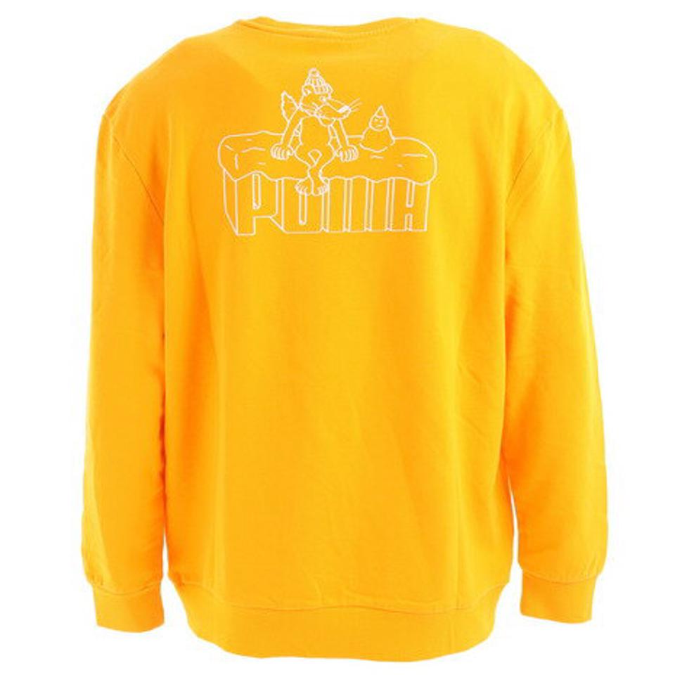 【6/5 24h限定 エントリー＆対象4店舗買い回りで最大P10倍！】プーマ（PUMA）（メンズ）SUPER PUMA クルーネックシャツ 847535 30 YEL