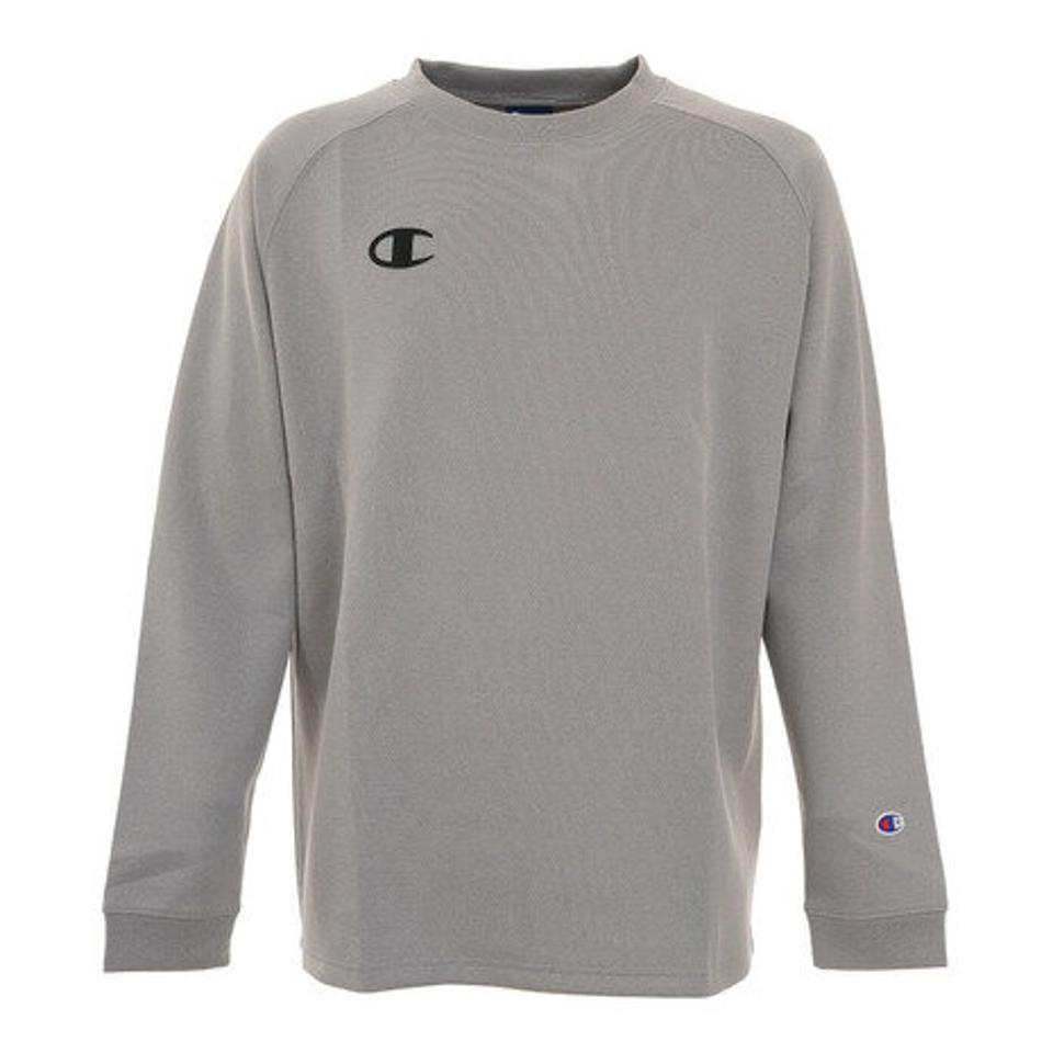 チャンピオン（CHAMPION） テックウィーブ 3LSクルーネックスウェットシャツ C3-UB010 070 バスケットボール スポーツウェア （メンズ）