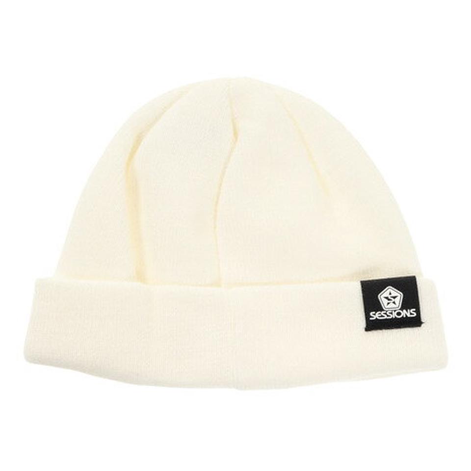 セッションズ(SESSIONS)(メンズ)3スターズニットキャップ 218183 WHT