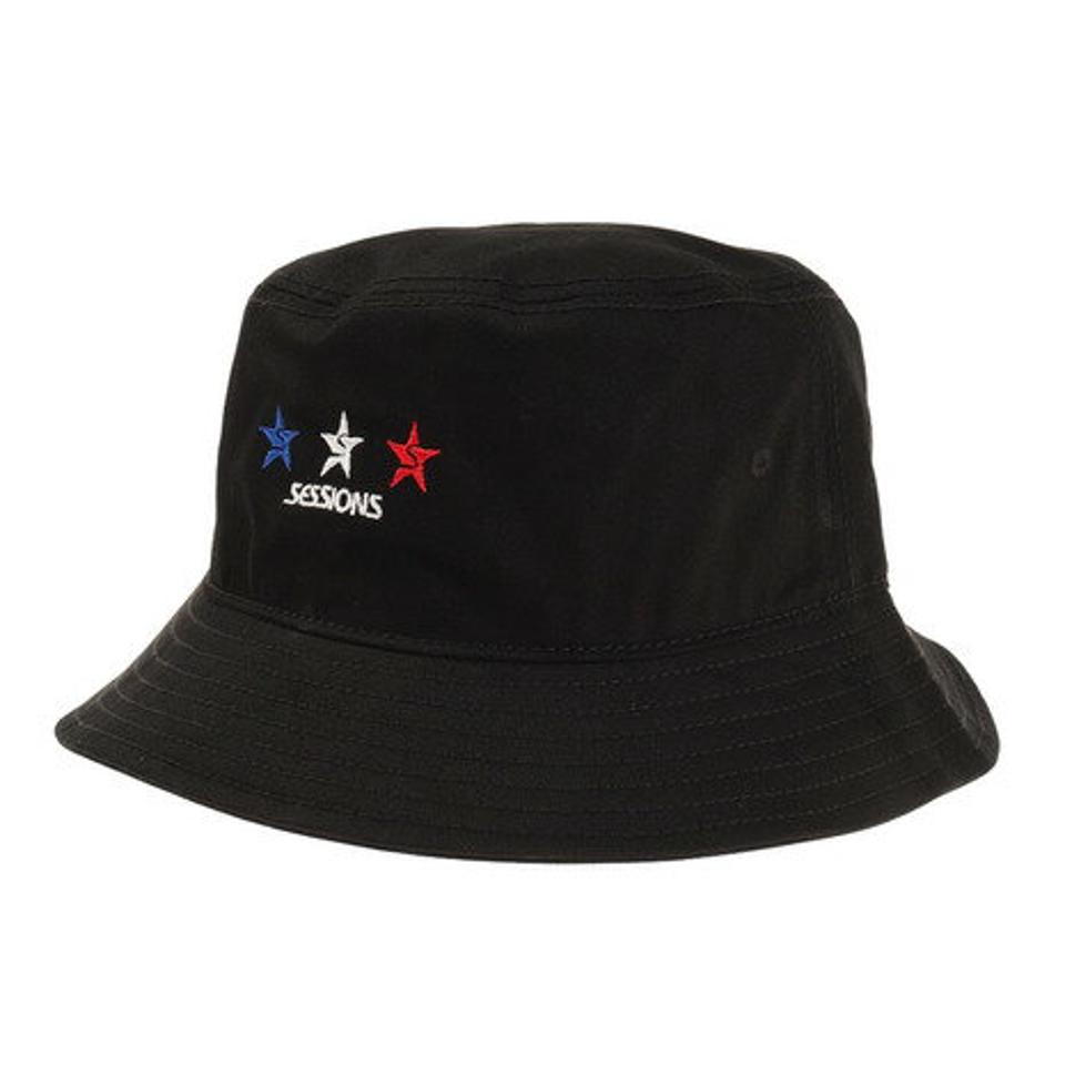 セッションズ(SESSIONS) ロゴ刺繍バケットハット 218182 BLK (メンズ)