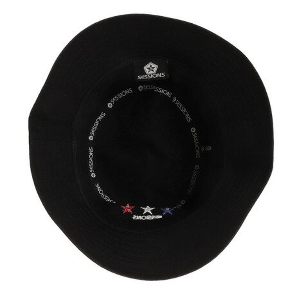 セッションズ(SESSIONS) ロゴ刺繍バケットハット 218182 BLK (メンズ)