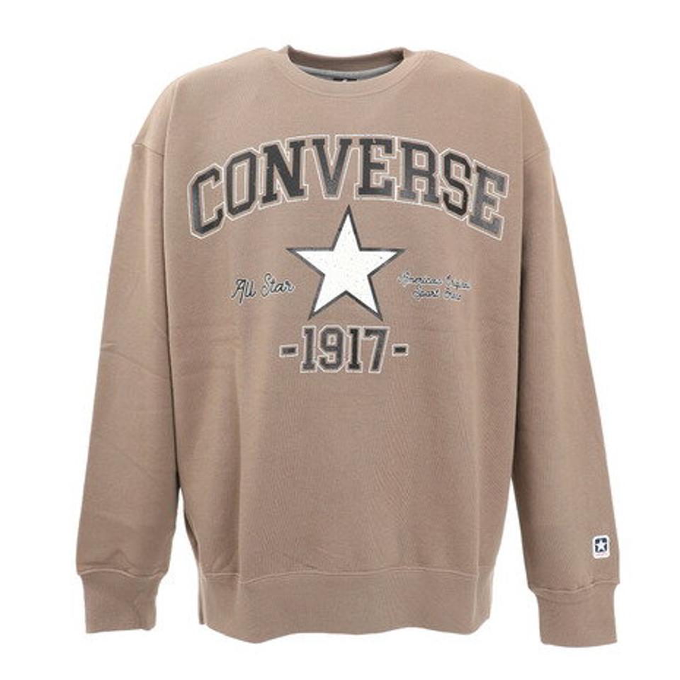コンバース（CONVERSE） クルーネックスウェットトレーナー CAA212284-3200 （メンズ、レディース）