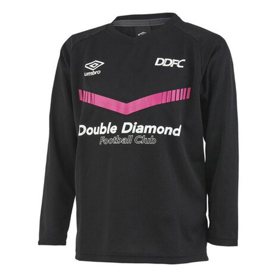 アンブロ（UMBRO） サッカーウェア ジュニア 長袖プラクティスシャツ UUJSJB51 BLK （キッズ）