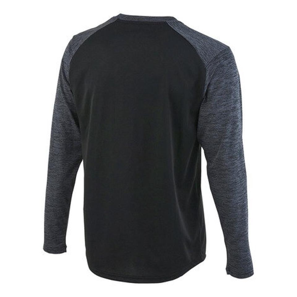 アンブロ（UMBRO） サッカーウェア 杢カラー長袖プラクティスシャツ UUUSJB52 BLK （メンズ）