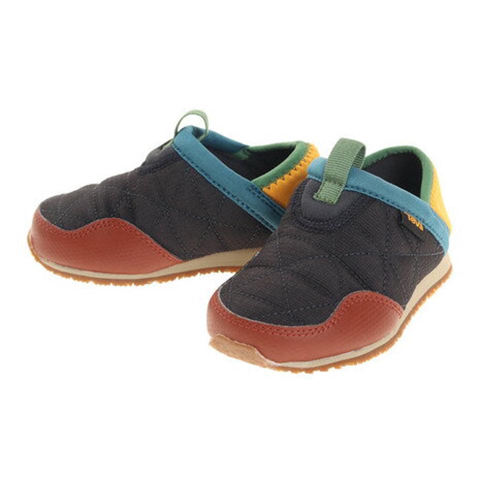 テバ（Teva）（キッズ） キッズ ジュニア モックシューズ スリッポン 紺 リエンバー ネイビー エンジ 1123450C カジュアルシューズ 室内履き 秋冬用