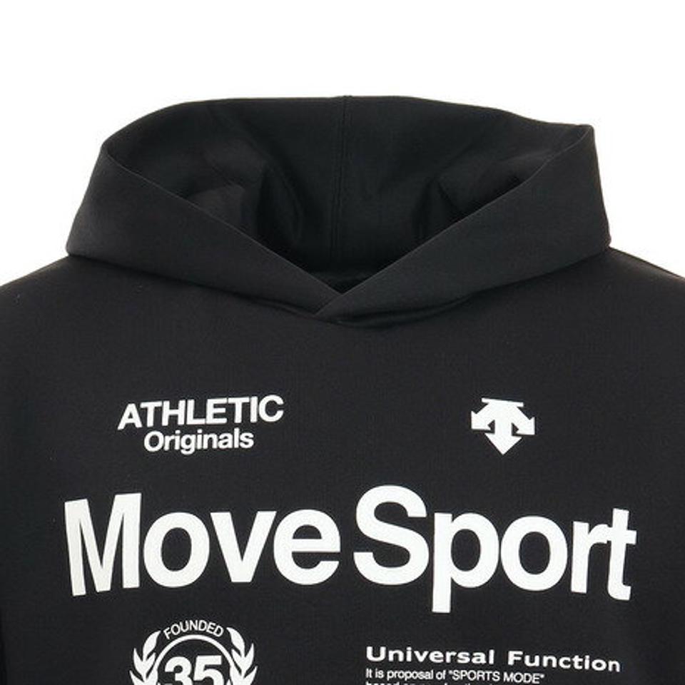 デサント（DESCENTE）（メンズ）ライトスムース フーデッドパーカー DX-C1166XB BK