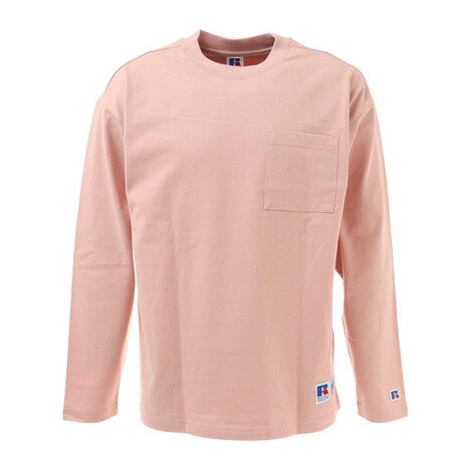 【5/15限定 エントリー＆3点以上ご購入でP最大10倍】ラッセル（RUSSELL） HIGH/C POCKET 長袖シャツ RBM22ES0002 PNK （メンズ）