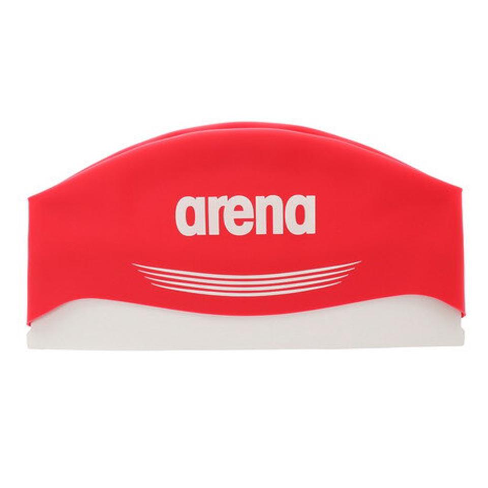 アリーナ(ARENA) 水泳 キャップ アクアフォース3Dシールド シリコンキャップ FINA承認 ARN-7400 RED (メンズ、レディース)