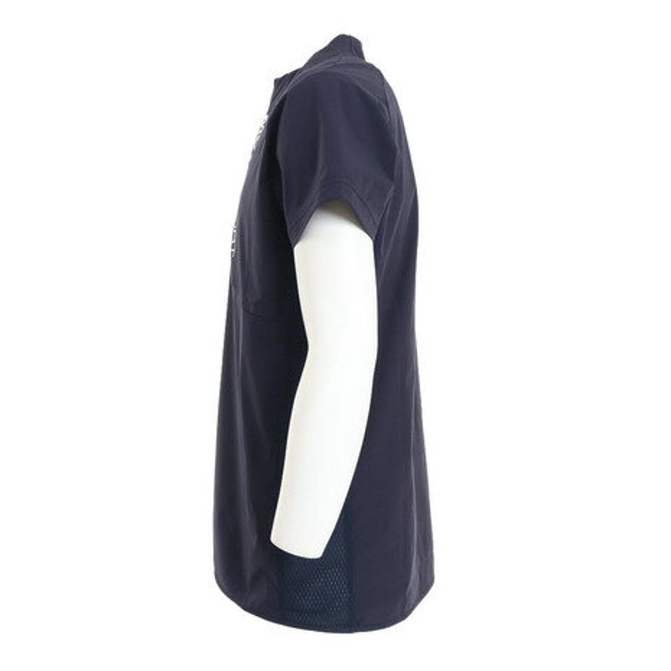 デサント（DESCENTE） AIRY TRANSFER ソフト半袖シャツ DMMTJA56 NV （メンズ）