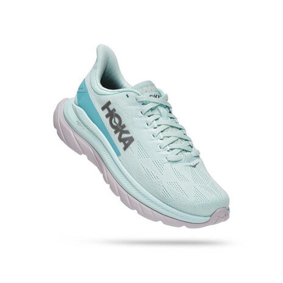 ホカ（HOKA）（レディース）ランニングシューズ マッハ 4 ミント 1113529-BGCS スニーカー 厚底 プレート 軽量 ジョギング 駅伝 部活 マラソン