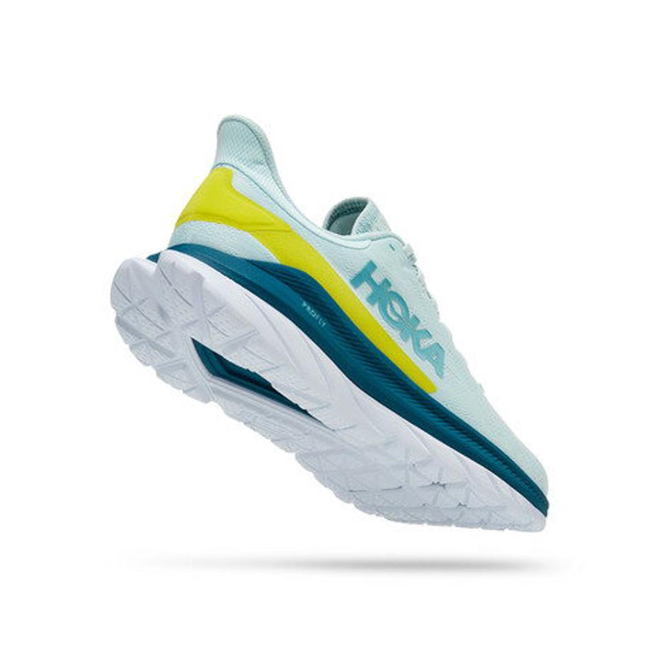 ホカ(HOKA)(メンズ)ランニングシューズ マッハ 4 ミント 1113528-BGEPR スニーカー 厚底 プレート 軽量 ジョギング トレーニング 部活