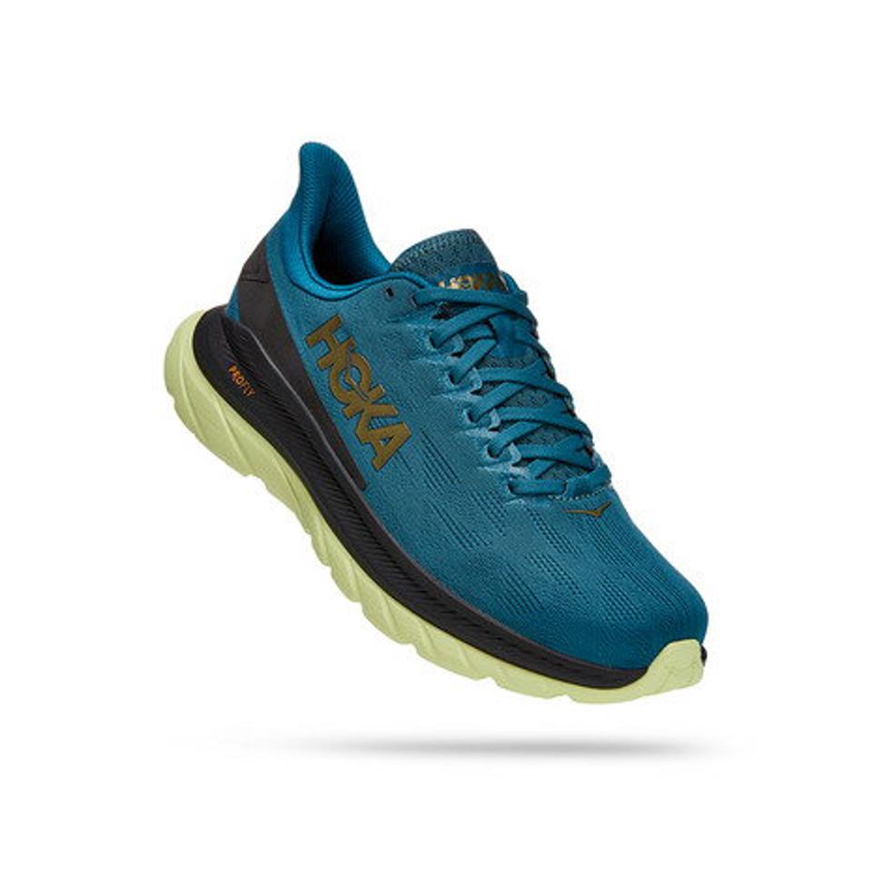 ホカ（HOKA）（メンズ）ランニングシューズ マッハ 4 ダークグリーン 1113528-BCBLC スニーカー 厚底 プレート ジョギング トレーニング 部活