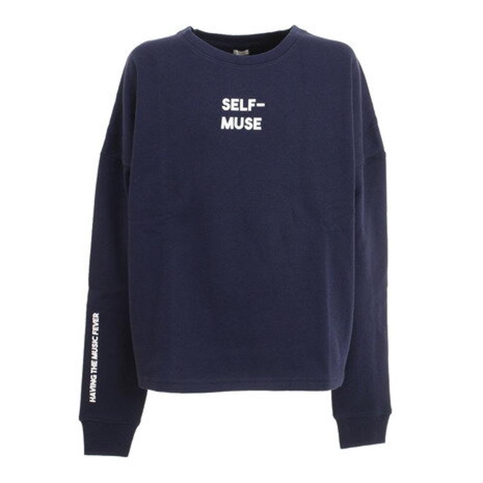 その他ブランド（OTHER BRAND）（キッズ）Gプリントクルースウェットシャツ 862NM1CD2154 NVY