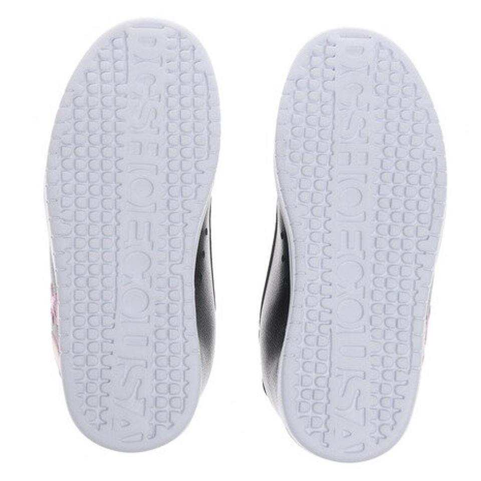 ディーシー・シュー（DC SHOE）（レディース）レディース スニーカー 黒 白 コートグラフィックライト COURT GRAFFIK LITE ブラック ホワイト 21FWDW214601