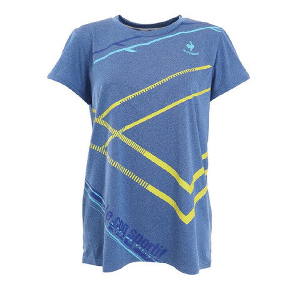 ルコック スポルティフ（Lecoq Sportif） テニスウェア 杢 プラクティスシャツ QTWTJA03 （レディース）
