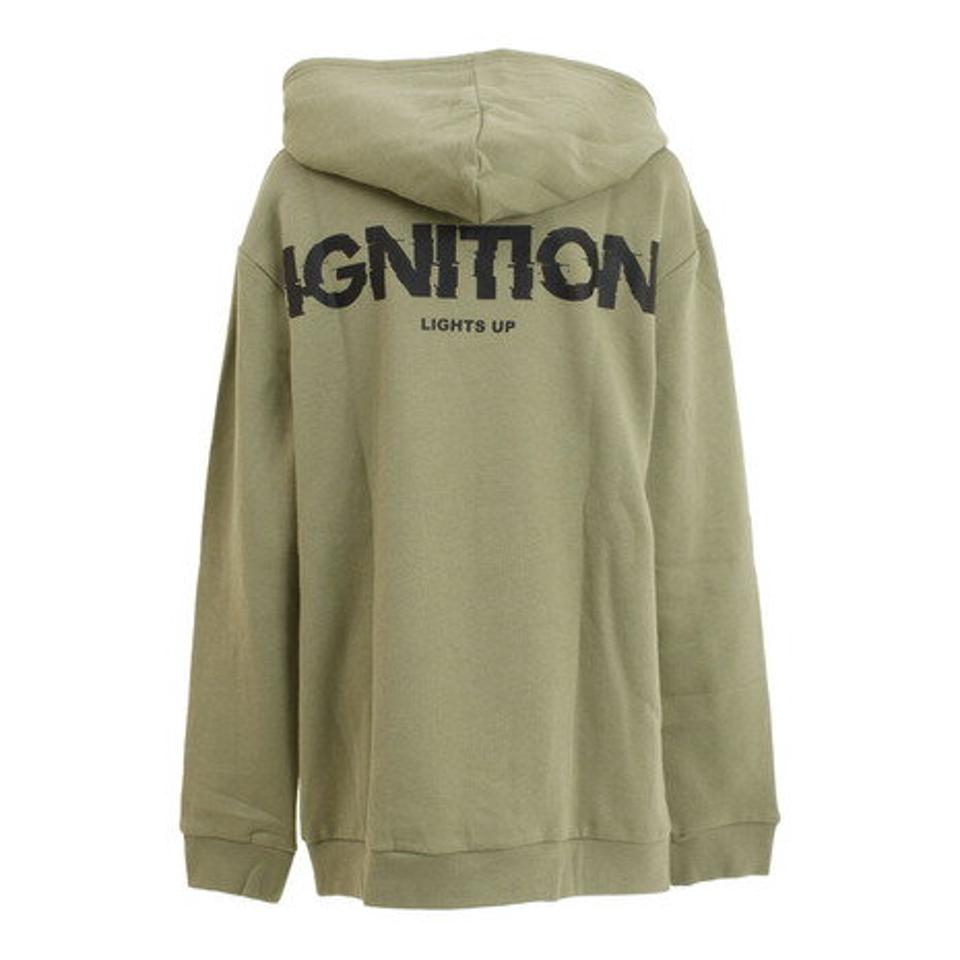 その他ブランド（OTHER BRAND）（キッズ）プリントプルパーカー 862NM1CD2152 OLIVE