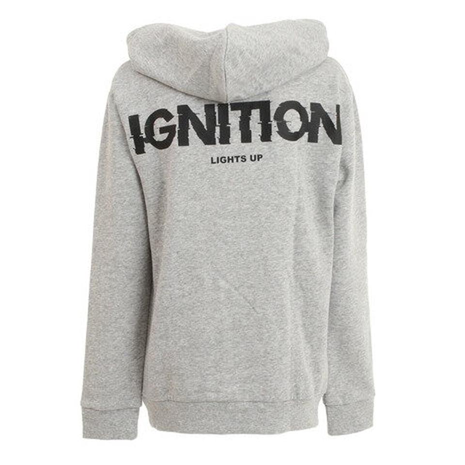 その他ブランド（OTHER BRAND）（キッズ）プリントプルパーカー 862NM1CD2152 GRY