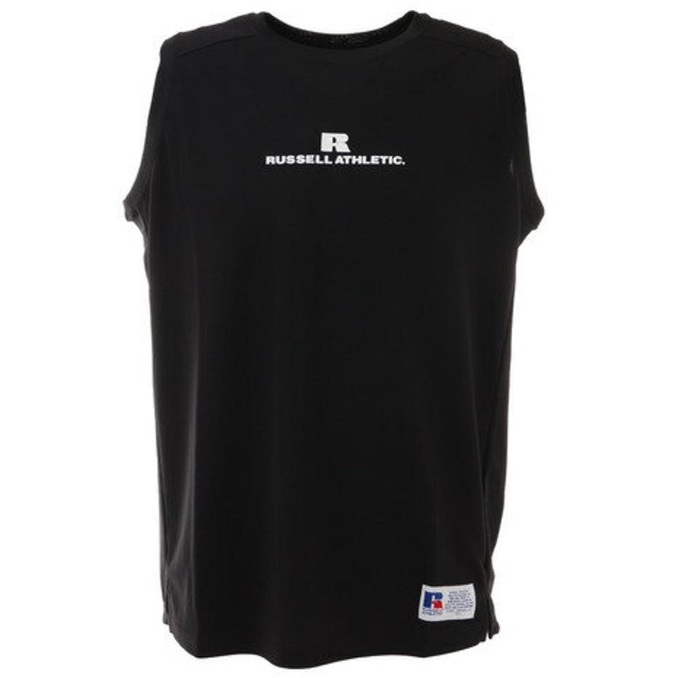 ラッセル（RUSSELL） DRYPOWER 冷感ノースリーブ RBBM21S004 BLK （メンズ、レディース）