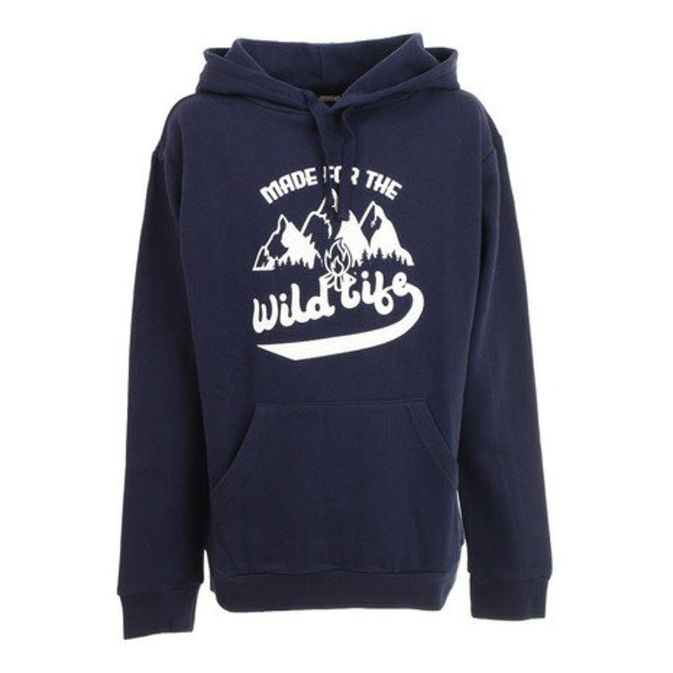 その他ブランド（OTHER BRAND）（キッズ）プリントプルパーカー 862NM1CD2151 NVY