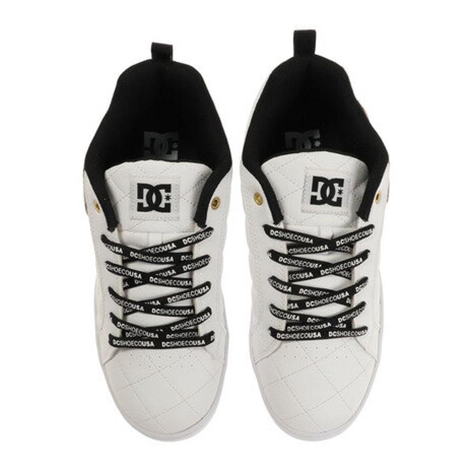 【10/10 24h限定エントリー＆対象4店舗買い回りで最大P10倍！】ディーシー・シュー（DC SHOE） ALLIANCE SE SN ホワイト 白 DM214018 WHS スニーカー スケートボード シューズ スポーツ プリント ヘビ柄 ロゴ 靴 （メンズ）