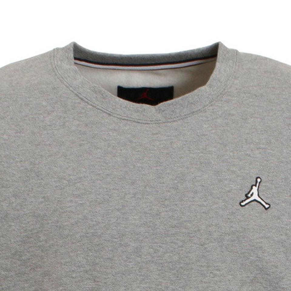 ジョーダン（JORDAN） スウェット シャツ トレーナー ESS フリース ロングスリーブ クルー DN7957-091 グレー バスケットボール スポーツウェア （メンズ）