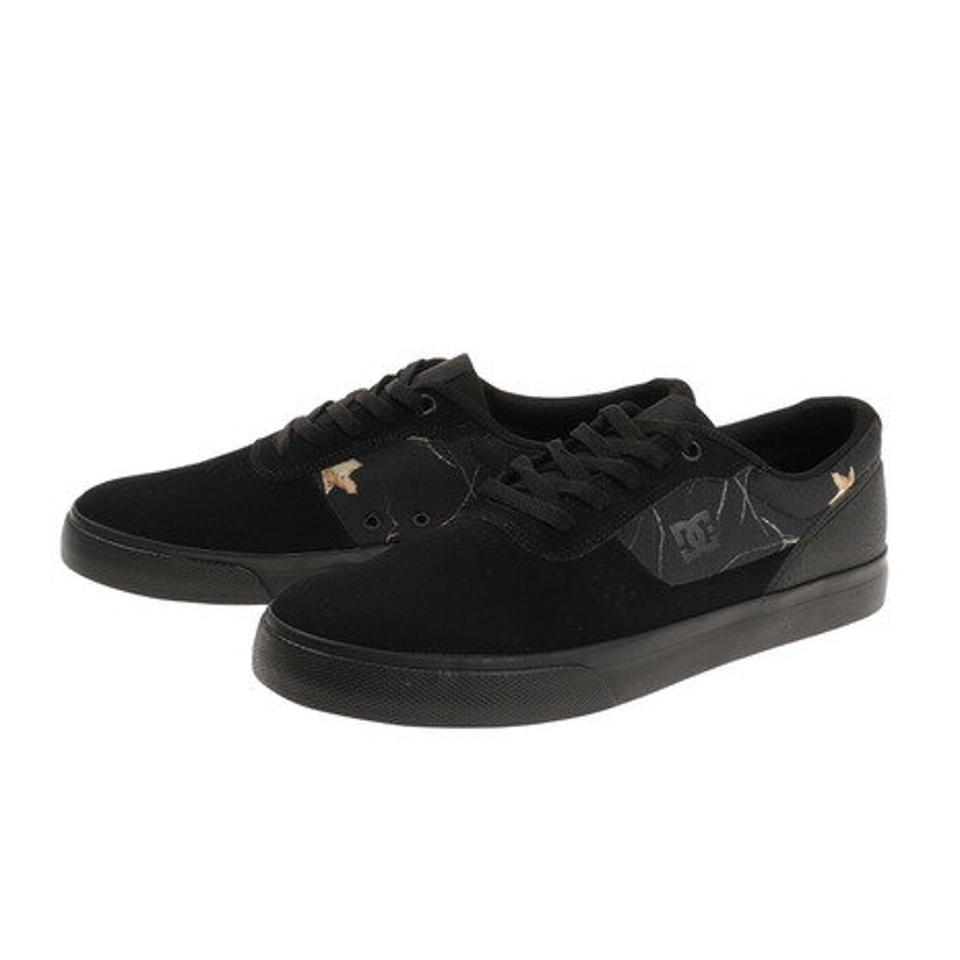 【スポーツデー エントリーでP5倍！4/3 9:59迄】ディーシー・シュー（DC SHOE）（メンズ）メンズ スニーカー 黒 スイッチ SWITCH ブラック DM214017 BLO ローカット スエード