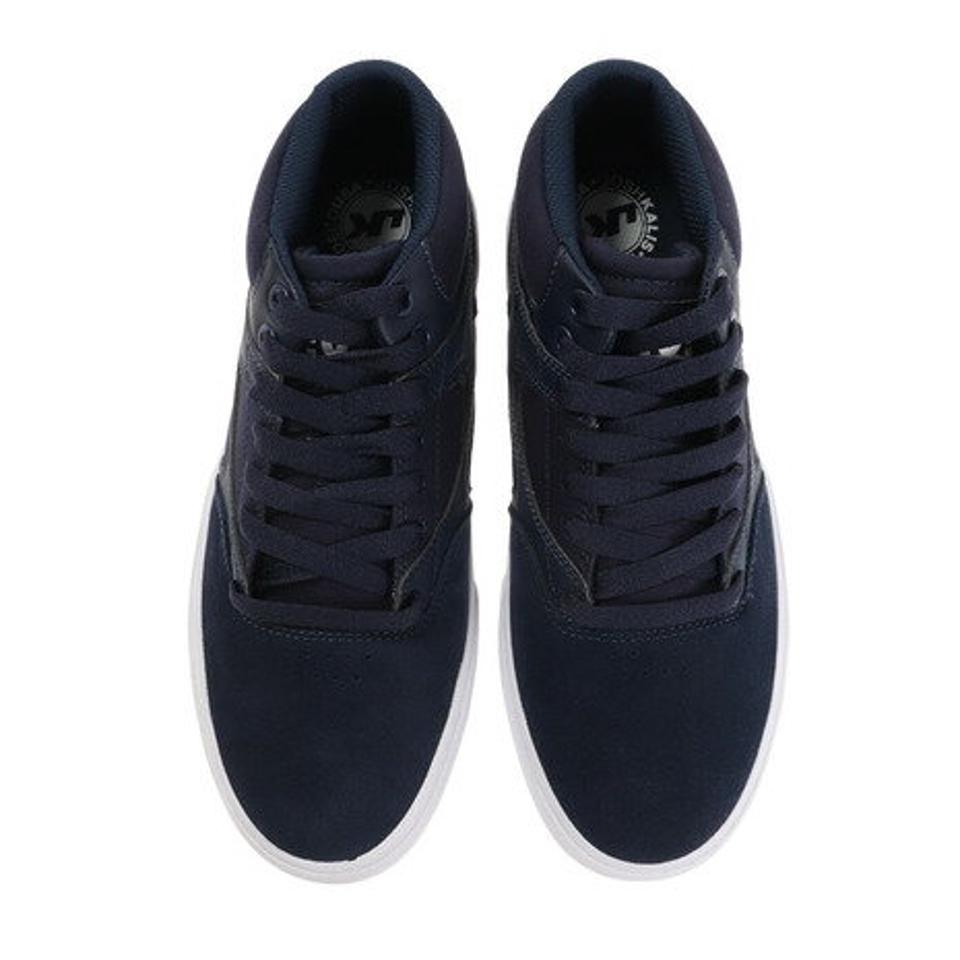 ディーシー・シュー（DC SHOE）（メンズ） スニーカー シューズ 黒 カリスバルク KALIS VULC MID ネイビー ブラック レンガ スエード