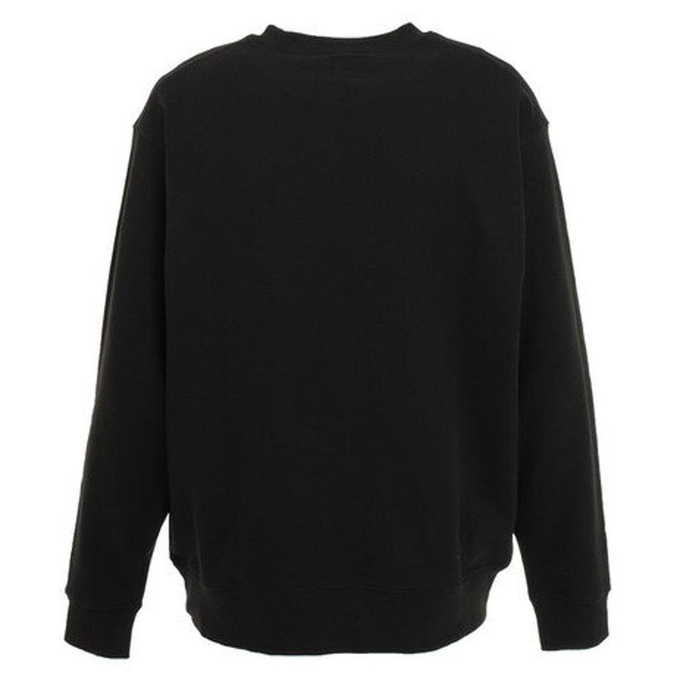 【スーパーSALE期間限定！50％OFF！】エアボーン（ARBN）（メンズ）BOX ロゴ クルーネックスウェット ARBN21aw-007-BLK